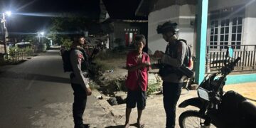 Patroli Malam Brimob, Warga Mancani Merasa Lebih Aman