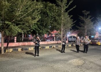Patroli Harkamtibmas, Brimob Batalyon D Pelopor Back Up Polsek Bua Pasca Tawuran