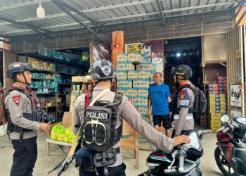 Patroli dan Sambang Warga, Personel Kompi 3 Back Up Polsek Bua Jaga Kamtibmas