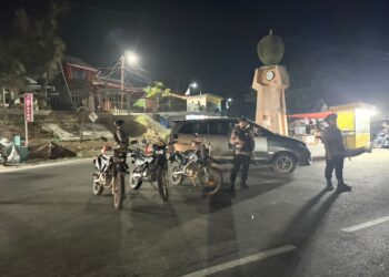 Patroli Malam Minggu, Personel Batalyon D Pelopor Antisipasi Gangguan Kamtibmas