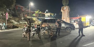 Patroli Malam Minggu, Personel Batalyon D Pelopor Antisipasi Gangguan Kamtibmas