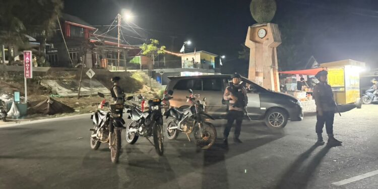 Patroli Malam Minggu, Personel Batalyon D Pelopor Antisipasi Gangguan Kamtibmas