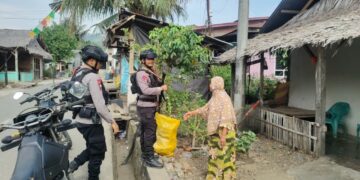 Brimob Hadir di Tengah Warga, Jaga Kamtibmas di Mancani