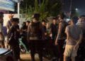 Patroli Harkamtibmas, Personel Batalyon D Pelopor Satuan Brimob Polda Sulsel Jaga Situasi Kamtibmas di Wilayah Luwu Utara