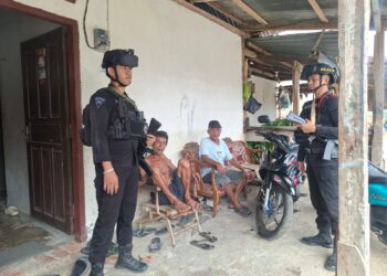 Brimob Perkuat Patroli di Mancani, Cegah Konflik Sejak Dini
