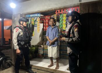 Brimob Perkuat Kamtibmas Pasca Perkelahian Kelompok di Mancani, Sambangi Warga dan Pantau Situasi
