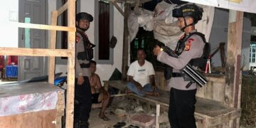Patroli Malam Brimob, Antisipasi Perkelahian Antar Kelompok