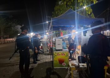 JAGA KONDUSIVITAS WILAYAH, PERSONEL BKO POLSEK BUA HADIR MELALUI PATROLI SAMBANG WARGA