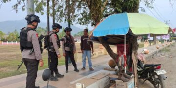 PERSONEL KOMPI 3 BATALYON D PELOPOR BKO POLSEK BUA TERUS HADIR DI TENGAH MASYARAKAT, PERKUAT SINERGI JAGA KAMTIBMAS