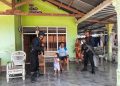 PERERAT KEMITRAAN DENGAN MASYARAKAT, PERSONEL BRIMOB POS PENGAMANAN MANCANI GELAR PATROLI DAN SAMBANG WARGA